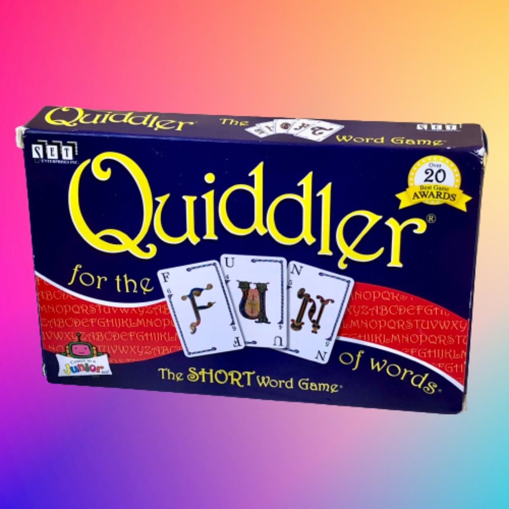 Quiddler The Short Word Card Game with Instructions Solitaire & Group Play